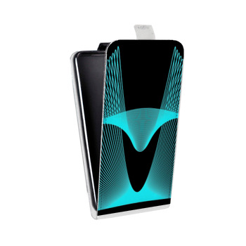 Дизайнерский вертикальный чехол-книжка для Iphone Xs Max Абстракции Сетка (на заказ)