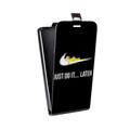 Дизайнерский вертикальный чехол-книжка для Microsoft Lumia 430 Dual SIM Симпсоны