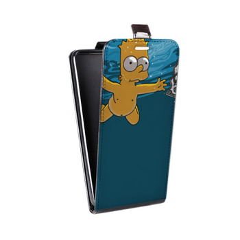 Дизайнерский вертикальный чехол-книжка для LG K7 Симпсоны (на заказ)