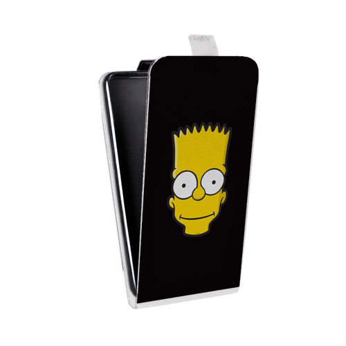 Дизайнерский вертикальный чехол-книжка для HTC Desire 12 Plus Симпсоны