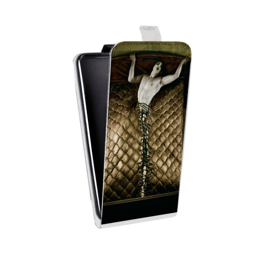 Дизайнерский вертикальный чехол-книжка для Sony Xperia go Американская история ужасов