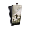 Дизайнерский вертикальный чехол-книжка для HTC Desire 516 ходячие мертвецы