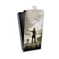 Дизайнерский вертикальный чехол-книжка для HTC U Ultra ходячие мертвецы