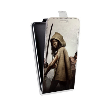 Дизайнерский вертикальный чехол-книжка для Huawei Honor 6A ходячие мертвецы (на заказ)