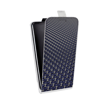 Дизайнерский вертикальный чехол-книжка для Sony Xperia E5 Абстракции Сетка (на заказ)