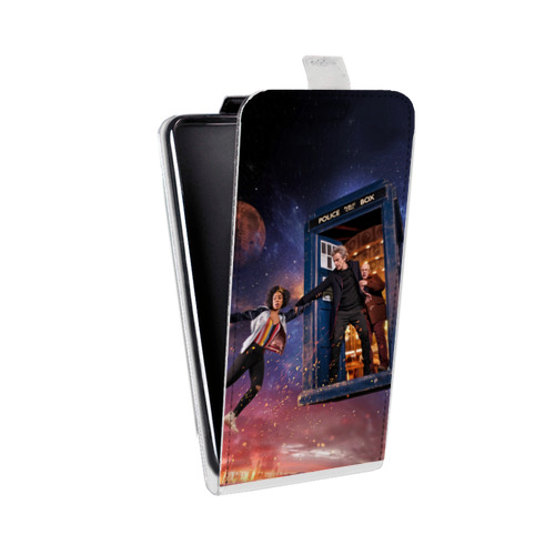 Дизайнерский вертикальный чехол-книжка для Huawei Honor 30 Доктор Кто