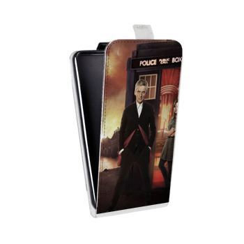 Дизайнерский вертикальный чехол-книжка для Samsung Galaxy Mega 6.3 Доктор Кто (на заказ)