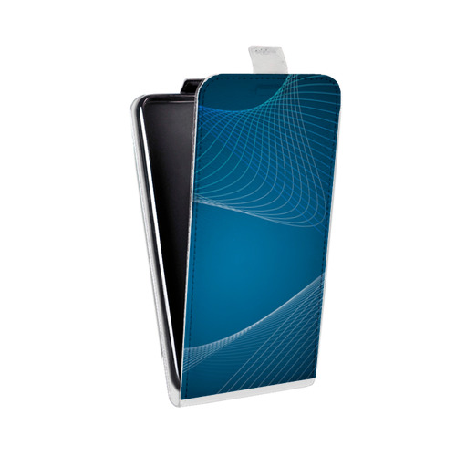Дизайнерский вертикальный чехол-книжка для HTC One X10 Абстракции Сетка