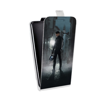 Дизайнерский вертикальный чехол-книжка для Samsung Galaxy S6 Edge ганнибал (на заказ)