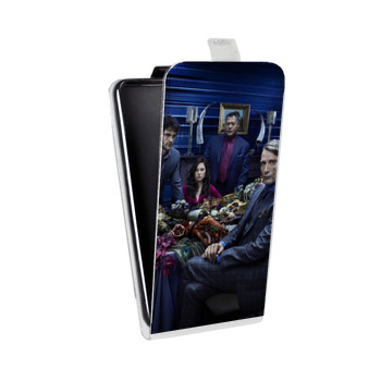 Дизайнерский вертикальный чехол-книжка для Samsung Galaxy S8 Plus ганнибал (на заказ)