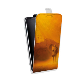 Дизайнерский вертикальный чехол-книжка для Samsung Galaxy S6 Edge Бегущий по лезвию 2049 (на заказ)