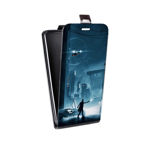 Дизайнерский вертикальный чехол-книжка для Samsung Galaxy Grand Бегущий по лезвию 2049