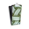Дизайнерский вертикальный чехол-книжка для ASUS ZenFone 5 Lite Абстракции Спираль