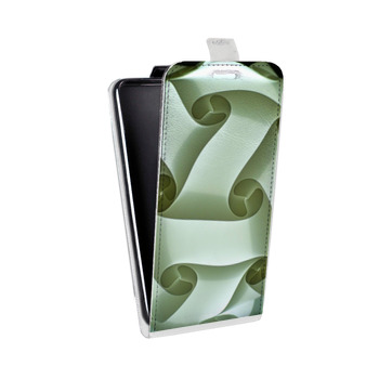 Дизайнерский вертикальный чехол-книжка для Huawei Honor 10X Lite Абстракции Спираль (на заказ)