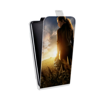 Дизайнерский вертикальный чехол-книжка для Samsung Galaxy S6 терминатор (на заказ)