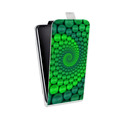 Дизайнерский вертикальный чехол-книжка для HTC Desire Eye Абстракции Спираль