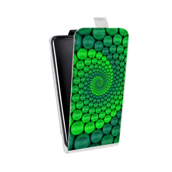 Дизайнерский вертикальный чехол-книжка для Sony Xperia E4g Абстракции Спираль (на заказ)