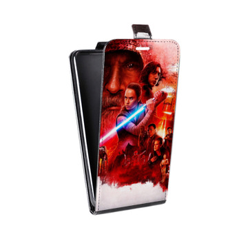 Дизайнерский вертикальный чехол-книжка для Alcatel One Touch Pop D5 Star Wars : The Last Jedi (на заказ)