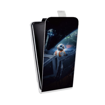 Дизайнерский вертикальный чехол-книжка для HTC One Mini Star Wars : The Last Jedi (на заказ)