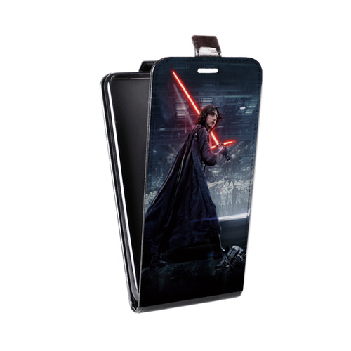 Дизайнерский вертикальный чехол-книжка для Huawei Nova Lite (2017) Star Wars : The Last Jedi