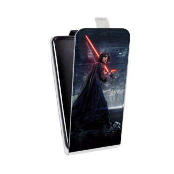 Дизайнерский вертикальный чехол-книжка для Samsung Galaxy J3 (2016) Star Wars : The Last Jedi (на заказ)