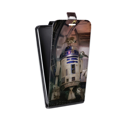 Дизайнерский вертикальный чехол-книжка для Iphone 13 Pro Star Wars : The Last Jedi