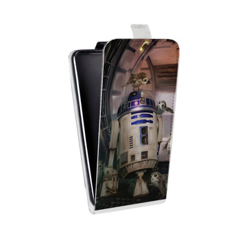 Дизайнерский вертикальный чехол-книжка для OPPO F5 Star Wars : The Last Jedi (на заказ)