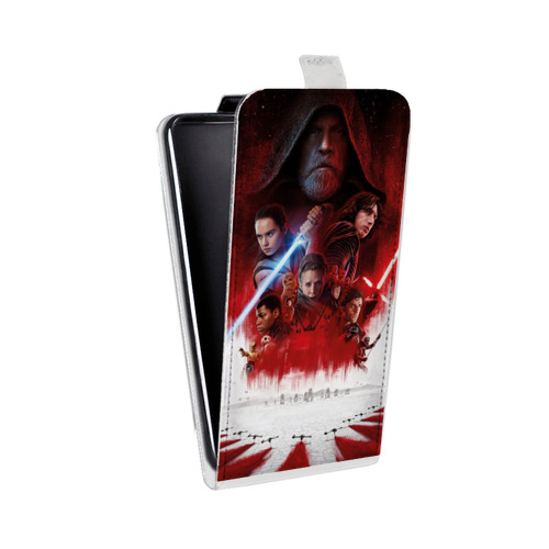 Дизайнерский вертикальный чехол-книжка для Xiaomi RedMi Note 4X Star Wars : The Last Jedi