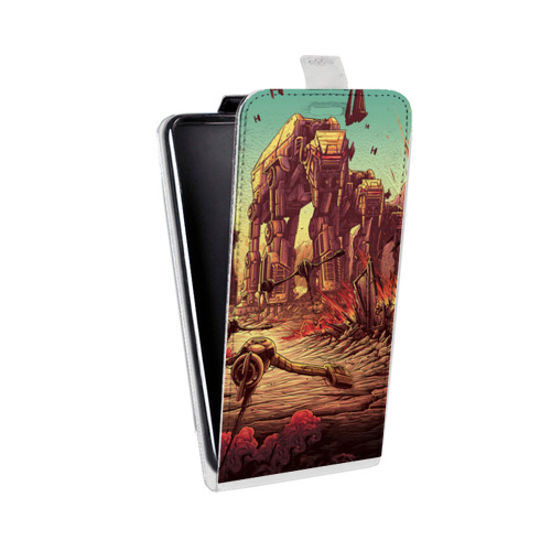 Дизайнерский вертикальный чехол-книжка для Xiaomi Redmi 10 Star Wars : The Last Jedi