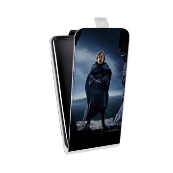Дизайнерский вертикальный чехол-книжка для Samsung Galaxy Note 2 Star Wars : The Last Jedi (на заказ)