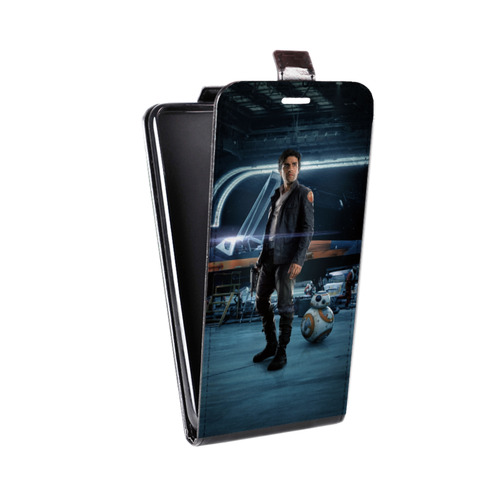 Дизайнерский вертикальный чехол-книжка для Huawei G8 Star Wars : The Last Jedi