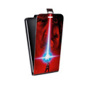 Дизайнерский вертикальный чехол-книжка для Microsoft Lumia 430 Dual SIM Star Wars : The Last Jedi