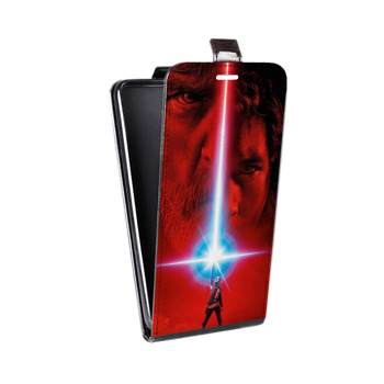 Дизайнерский вертикальный чехол-книжка для Samsung Galaxy Alpha Star Wars : The Last Jedi (на заказ)