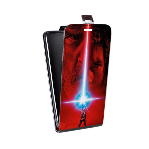 Дизайнерский вертикальный чехол-книжка для Alcatel Pop 4S Star Wars : The Last Jedi