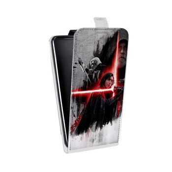 Дизайнерский вертикальный чехол-книжка для Samsung Galaxy S6 Edge Star Wars : The Last Jedi (на заказ)