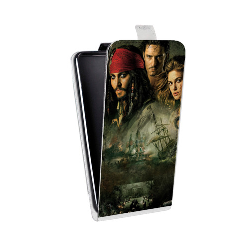 Дизайнерский вертикальный чехол-книжка для HTC Desire 530 	 Пираты карибского моря