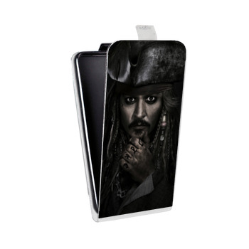 Дизайнерский вертикальный чехол-книжка для Iphone 5s 	 Пираты карибского моря (на заказ)