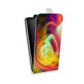 Дизайнерский вертикальный чехол-книжка для LG G3 (Dual-LTE) Абстракции Спираль