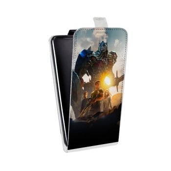 Дизайнерский вертикальный чехол-книжка для Iphone 5s Трансформеры (на заказ)