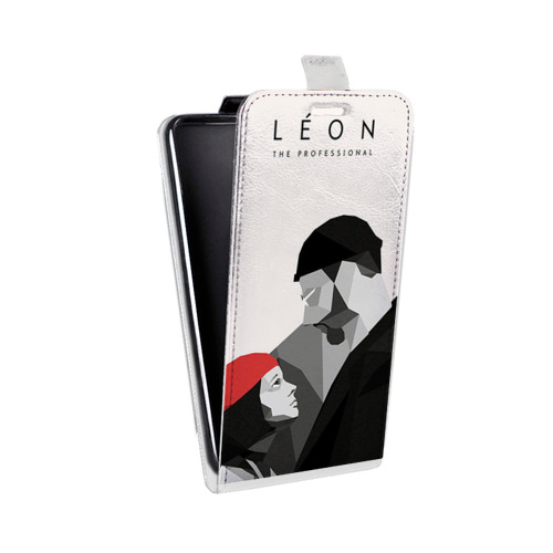 Дизайнерский вертикальный чехол-книжка для Motorola Moto E5 Plus Leon
