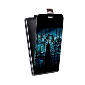 Дизайнерский вертикальный чехол-книжка для Iphone 7 Бэтмен  (на заказ)