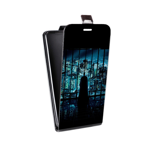 Дизайнерский вертикальный чехол-книжка для Huawei Honor 10i Бэтмен 