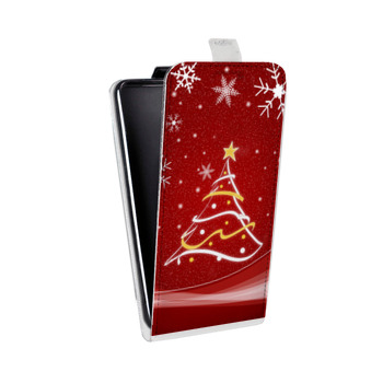 Дизайнерский вертикальный чехол-книжка для Samsung Galaxy S10 Lite елка (на заказ)