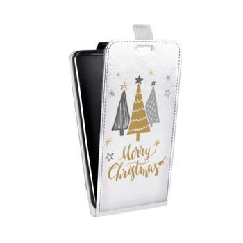Дизайнерский вертикальный чехол-книжка для Samsung Galaxy Mega 6.3 Новый год (на заказ)