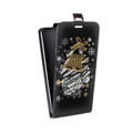 Дизайнерский вертикальный чехол-книжка для ASUS ZenFone 5 Lite Новый год