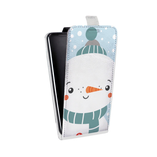 Дизайнерский вертикальный чехол-книжка для ASUS ZenFone 5 Lite  Новогоднее смешенное