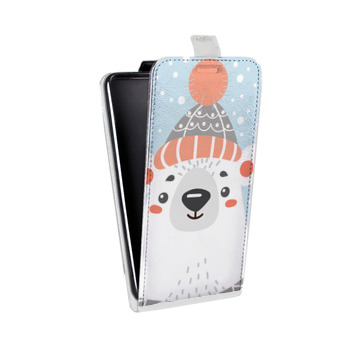 Дизайнерский вертикальный чехол-книжка для Iphone 7 Plus / 8 Plus  Новогоднее смешенное (на заказ)