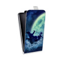Дизайнерский вертикальный чехол-книжка для Alcatel One Touch POP 3 5 новогодний принт