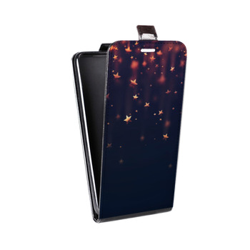 Дизайнерский вертикальный чехол-книжка для Iphone 7 Plus / 8 Plus новогодний принт (на заказ)