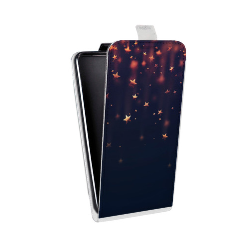 Дизайнерский вертикальный чехол-книжка для LG G7 Fit новогодний принт